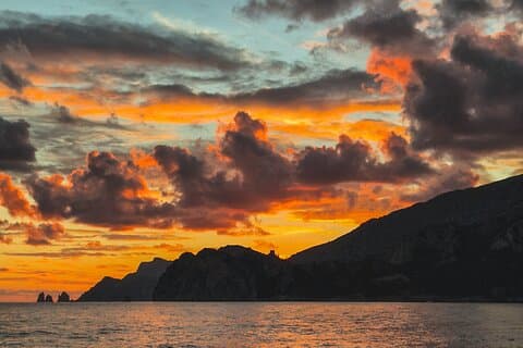 Private Sunset Cruise entlang der Küste von Sorrent