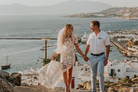 Riprese video private nella città di Mykonos - Videografo
