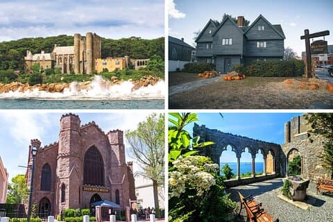 Excursion d'une journée en petit groupe à Salem et Hammond Castle au départ de Boston
