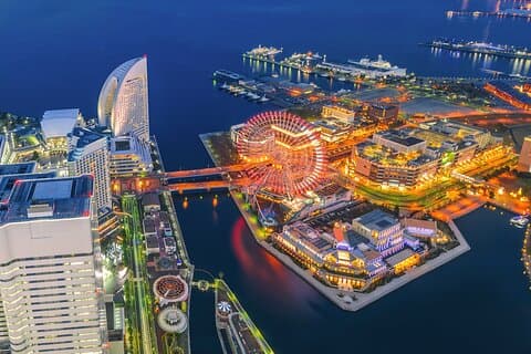 From Tokyo: Kamakura, Enoshima and Yokohama night view tour