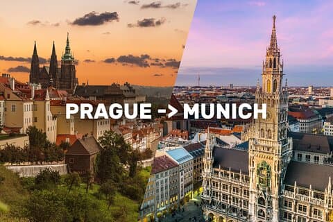 Praha-München One-Way Sightseeing Day Tour