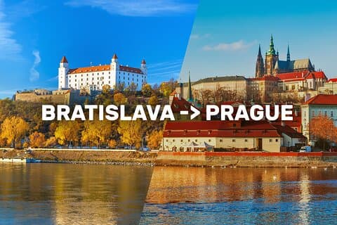 Bratislava-Prague One-Way Sightseeing Tour