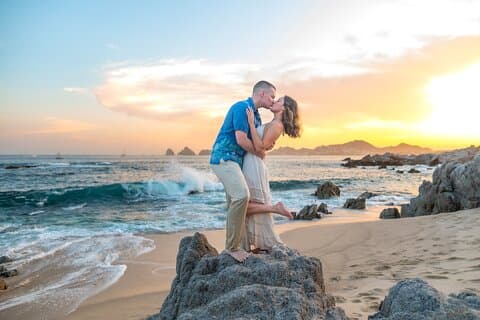 Privat fotosession på Los Cabo Sunset Beach - Par - Familier