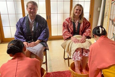 Osaka : Zen Tea Ceremony og fotbad opplevelse