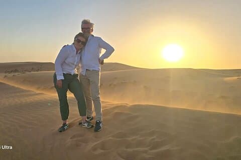 Wadi Hawir privé et désert de sable de Wahiba avec visite au coucher du soleil