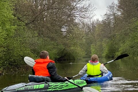 Kayak guiado y piragüismo
