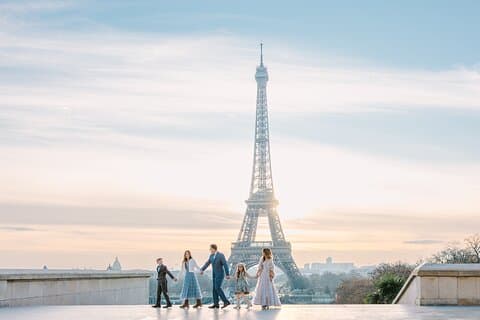 Parijs - Familiefotoshoot met kindvriendelijke lokale fotograaf