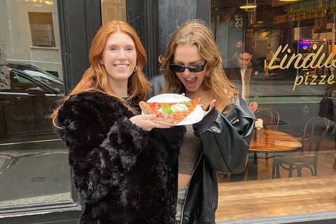 Dégustation privée de pizza de New York avec un local