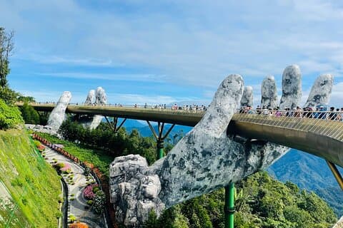 Tôt le matin Ba Na Hills - Golden Hand Bridge - VISITE PRIVÉE