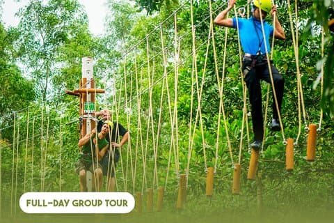 Excursion d'une journée à Hot Springs et Zip Line Adventure