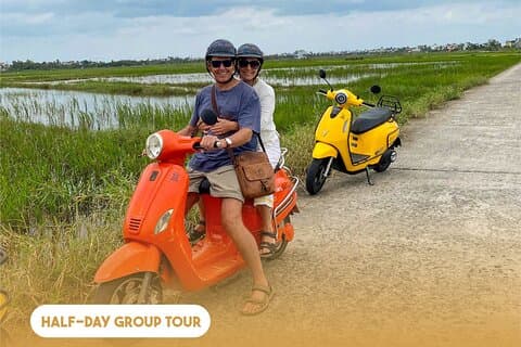 Halvdags elektrisk scooter landskapet eventyr i Hoi An