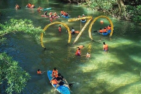 Kaartje voor Ozo Park in Quang Binh