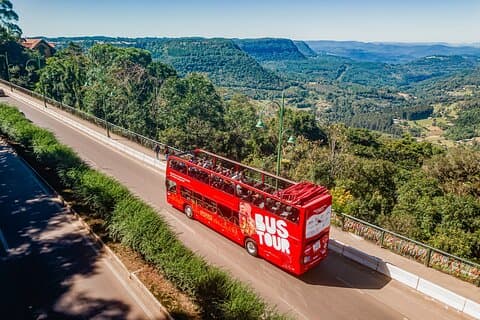 Bus Tour ticket day use: Gramado and Canela Hop-on Hop-off