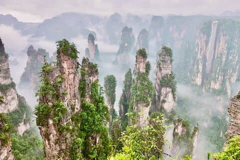 Zhangjiajie Tour de 3 dias Avatar Mountains Glass Bridge e Tianmen