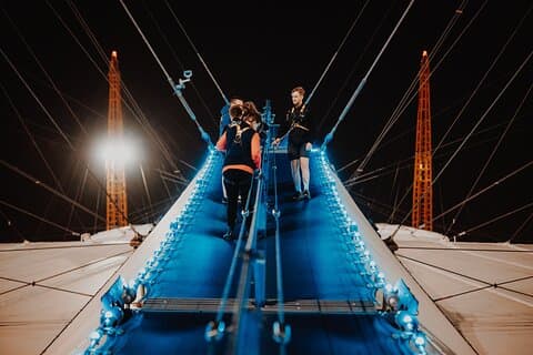 Up at The O2:Twilight Climb mit Führung mit Panoramablick