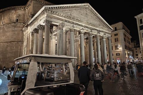Rom: Private Nacht Golf Cart Tour unter den Sternen