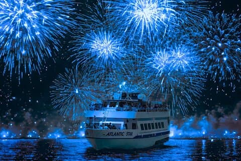 NYC 4th of July America 250 Fireworks Cruise: Open Bar and Buffet