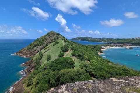 Pigeon Island Escape: Fort Rodney Hike, Beach Relaxation & Lunch