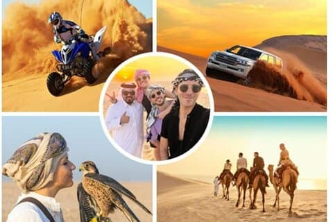 Doha: Quad Bike, Dune Bashing, Camel Ride og Inland Sea Tour