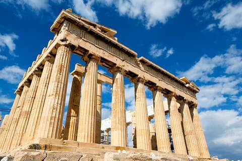 Høydepunkter i Athen og Poseidon-tempelet