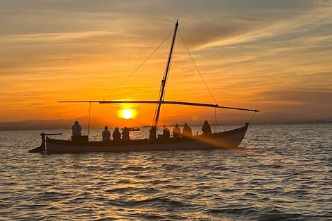 Valencia: Bootsfahrt auf der Albufera-Lagune + Sonnenuntergang + Paella (inklusive)