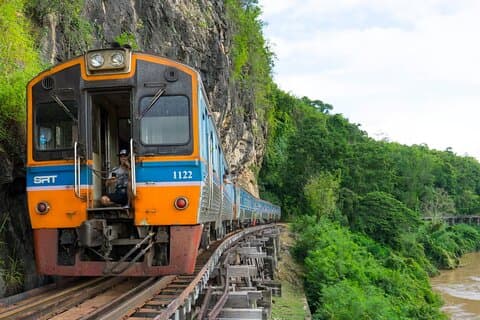 Rio Kanchanaburi Kwai e Ferrovia da Morte - Dia inteiro saindo de Bangkok
