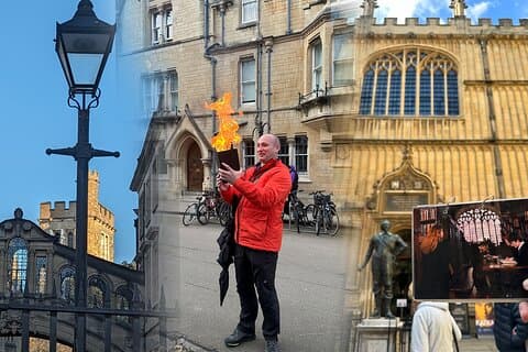 Oxford University and Harry Potter Tour with Live Entertainment