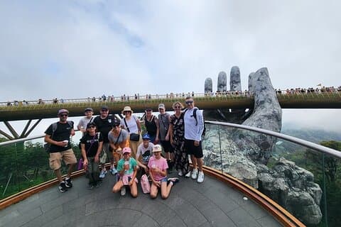 Cruiseship Trip from TIEN SA or CHAN MAY Port to GOLDEN BRIDGE & DA NANG City