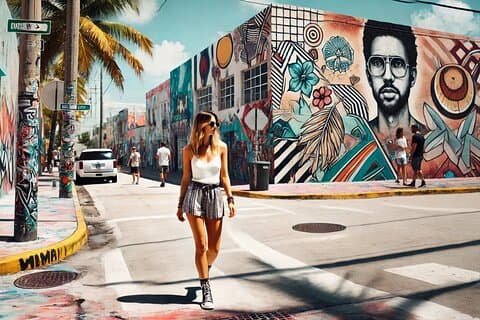 City Tour: Miami, Wynwood og Lille Havana + Cruise Tour