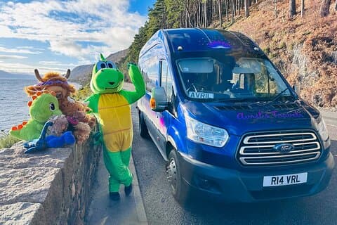 ULLAPOOL PORT Cruise Ship Tour, Ardvreck Castle, Rocks & More