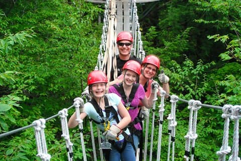 Zipline Canopy Tour- ArborTrek at Smugglers Notch Resort
