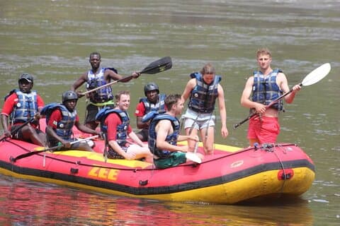 Rafting en eau vive du Zambèze