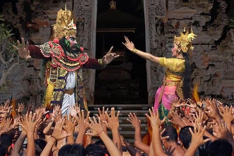 Kecak Ramayana and Fire Dance Show in Ubud Bali