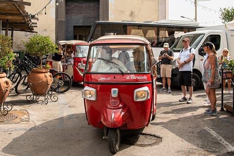 Tour Sorrento : Lemon Garden, espectáculo de Mozzarella con Ape Ride
