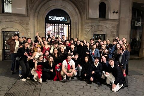Barcelona fest med øl pong drikke spil plus VIP Club entré