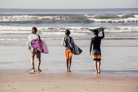 Gruppsurfkurs i Santa Teresa