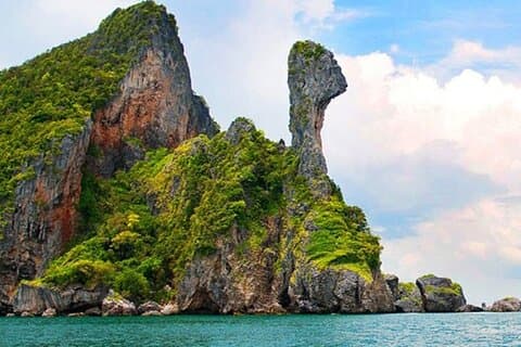 4 Island Group Tour em barco de cauda longa tradicional em Ao Nang