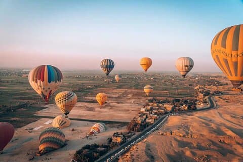 Tour met heteluchtballon en Westelijke Jordaanoever
