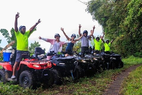 ATV Rainforest Adventure i St. Lucia