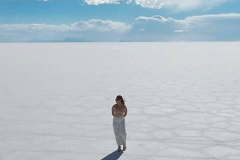 Fuld dag i Salar of Uyuni