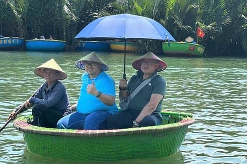 Hoi An Riverboat- Basket Boat Ride- Lantern Making & Hoi An City