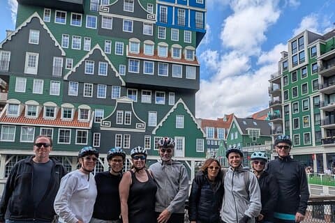 Amsterdam E Bike Tour zu den Windmühlen von Zaanse Schans