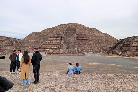 Privat direkte tur til pyramiderne i Teotihuacan