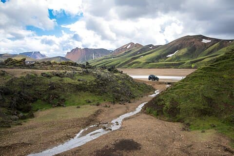 Privat Landmannalaugar Super Jeep 4x4 tur fra Reykjavik
