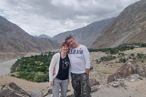 Visite familiale de la vallée de Hunza Skardu au Pakistan