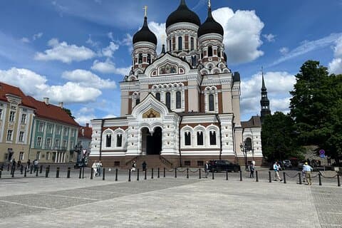 Groepswandeling door de oude binnenstad van Tallinn