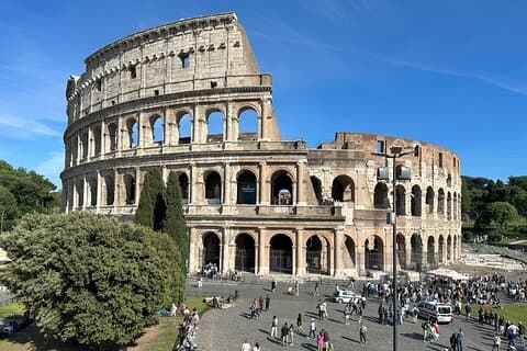 Colosseum, Forum och Palatinen med Audio Guide (tillval Arena)