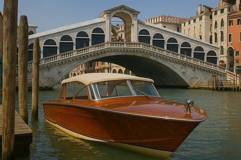 Water Taxi Transfer Venice sentrum- Venice flyplass 1/2 passasjerer