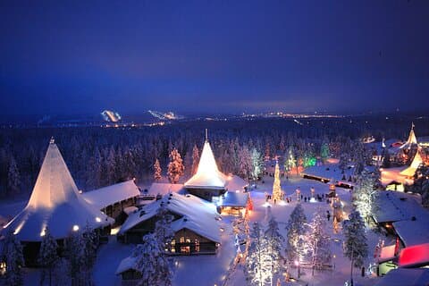 Rovaniemi : Balade en rennes et husky avec le village du Père Noël