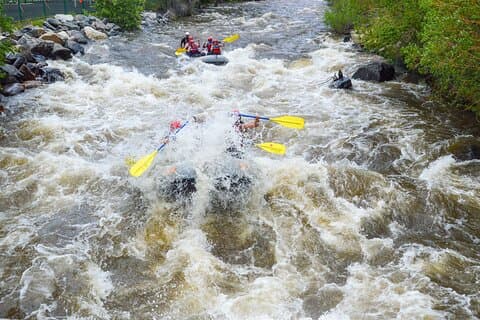 Clear Creek Advanced/Intermediate Rafting Trip with Lunch